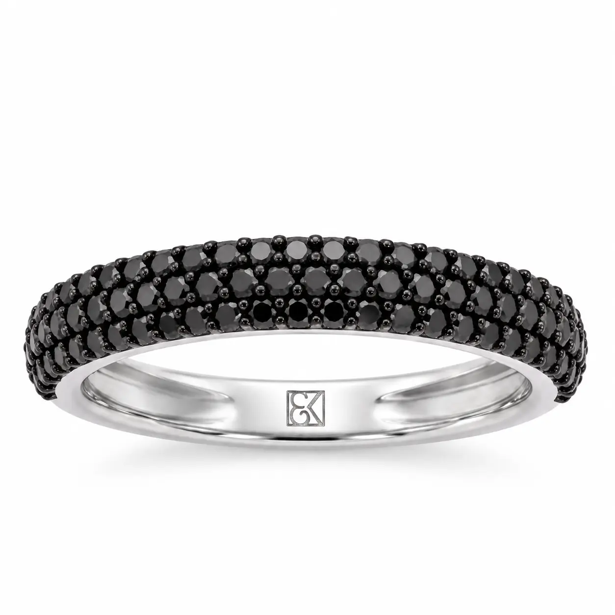 Black Velvet Dome Ring