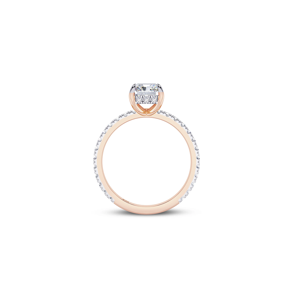 Bold Radiant Diamond Engagement Ring