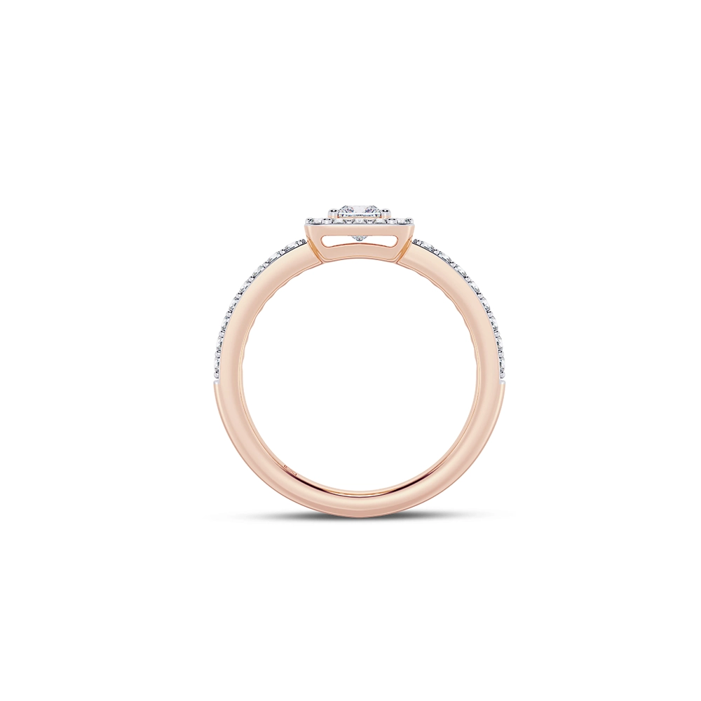 Lustrous Princess Diamond Ring