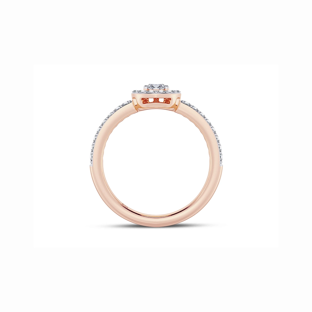 Ellure Pear Diamond Ring
