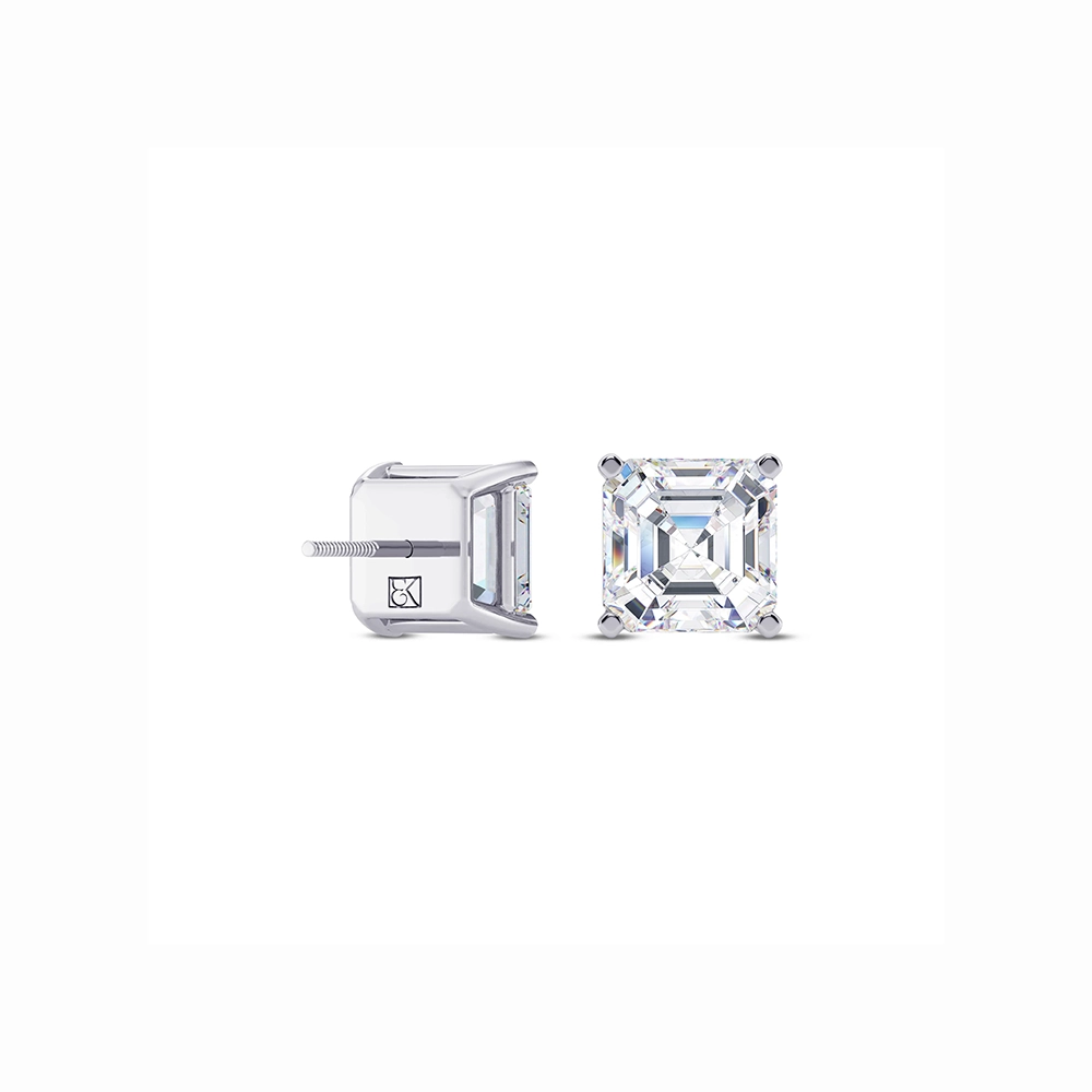 Prismara Asscher Studs