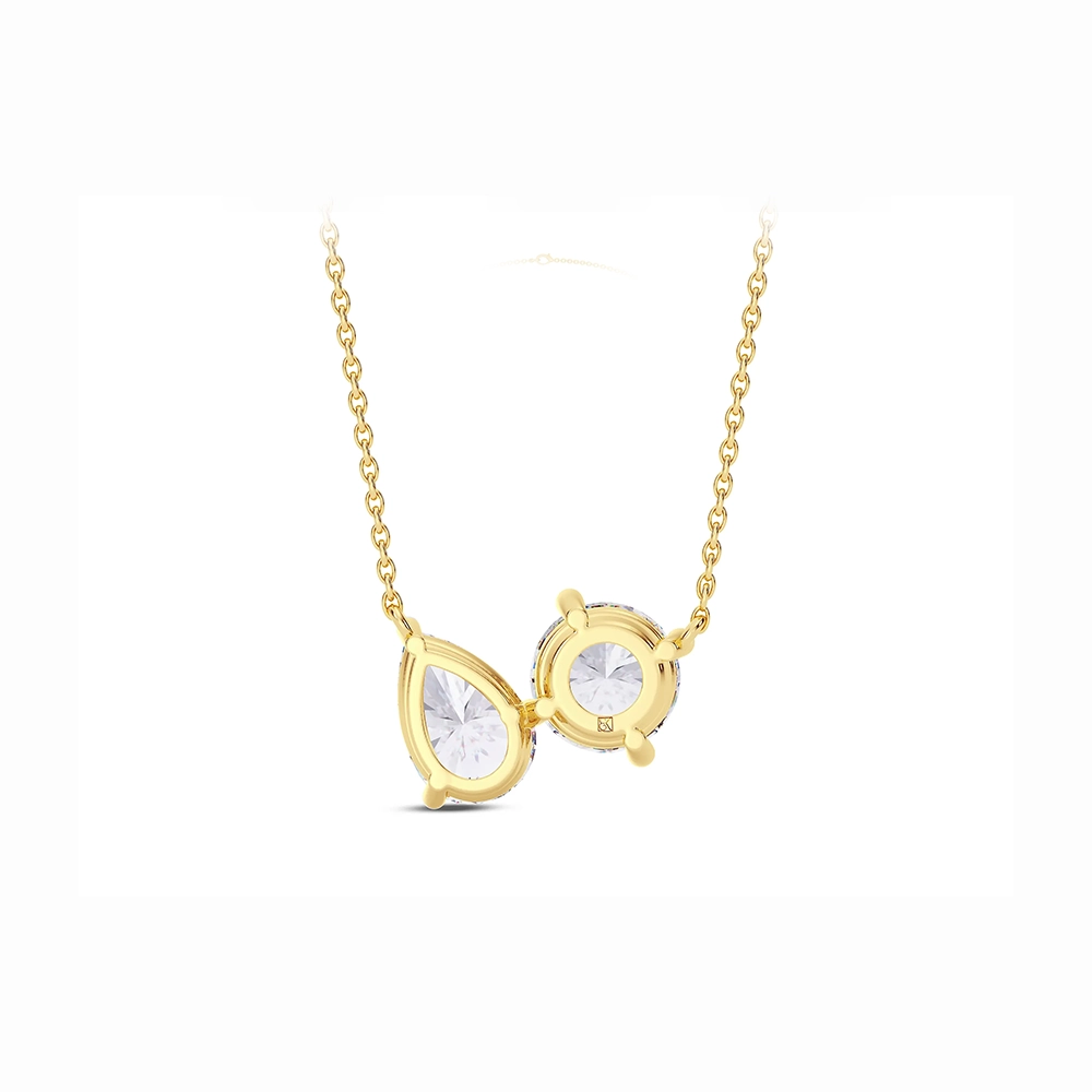 The Elara Twin Drop Pendant