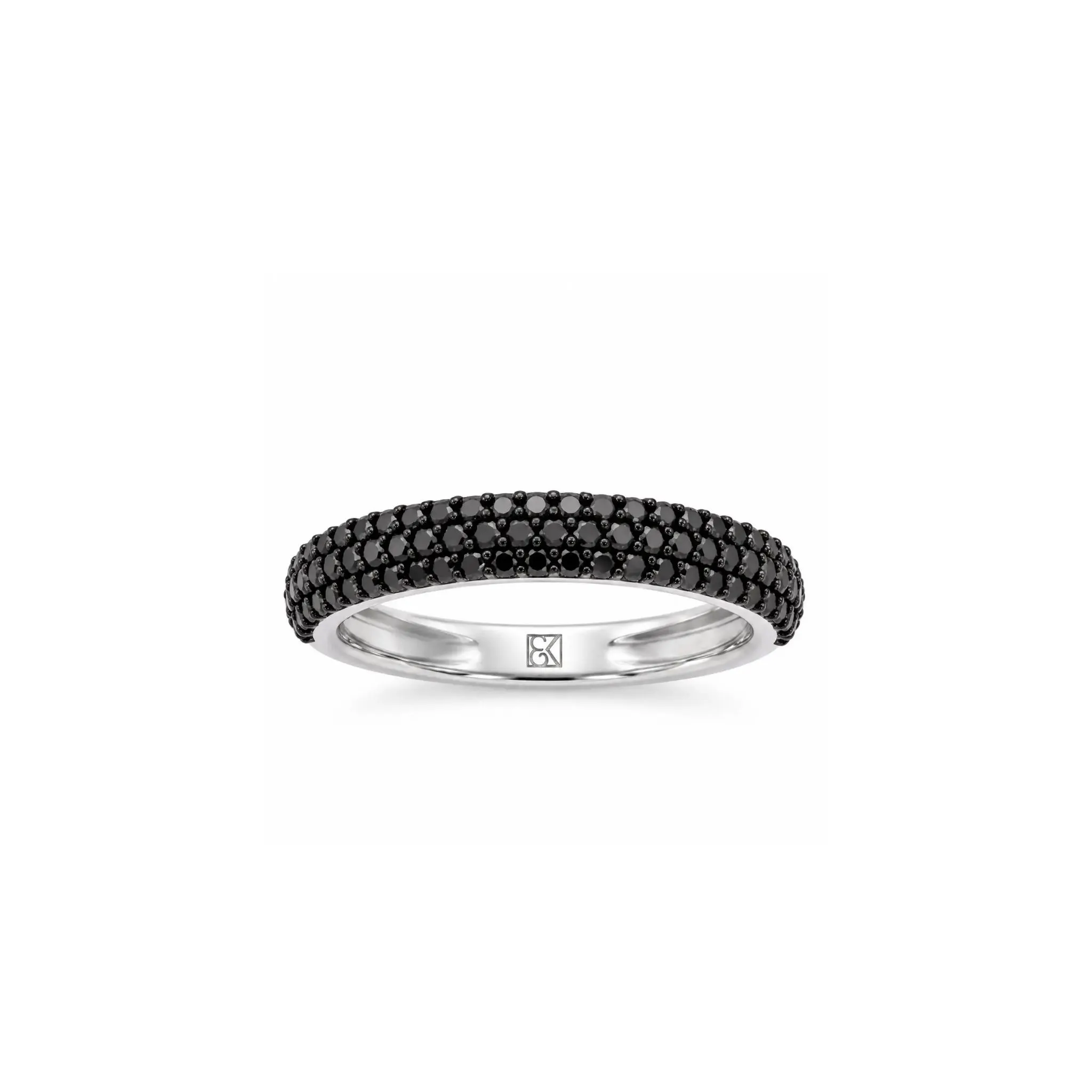 Black Velvet Dome Ring