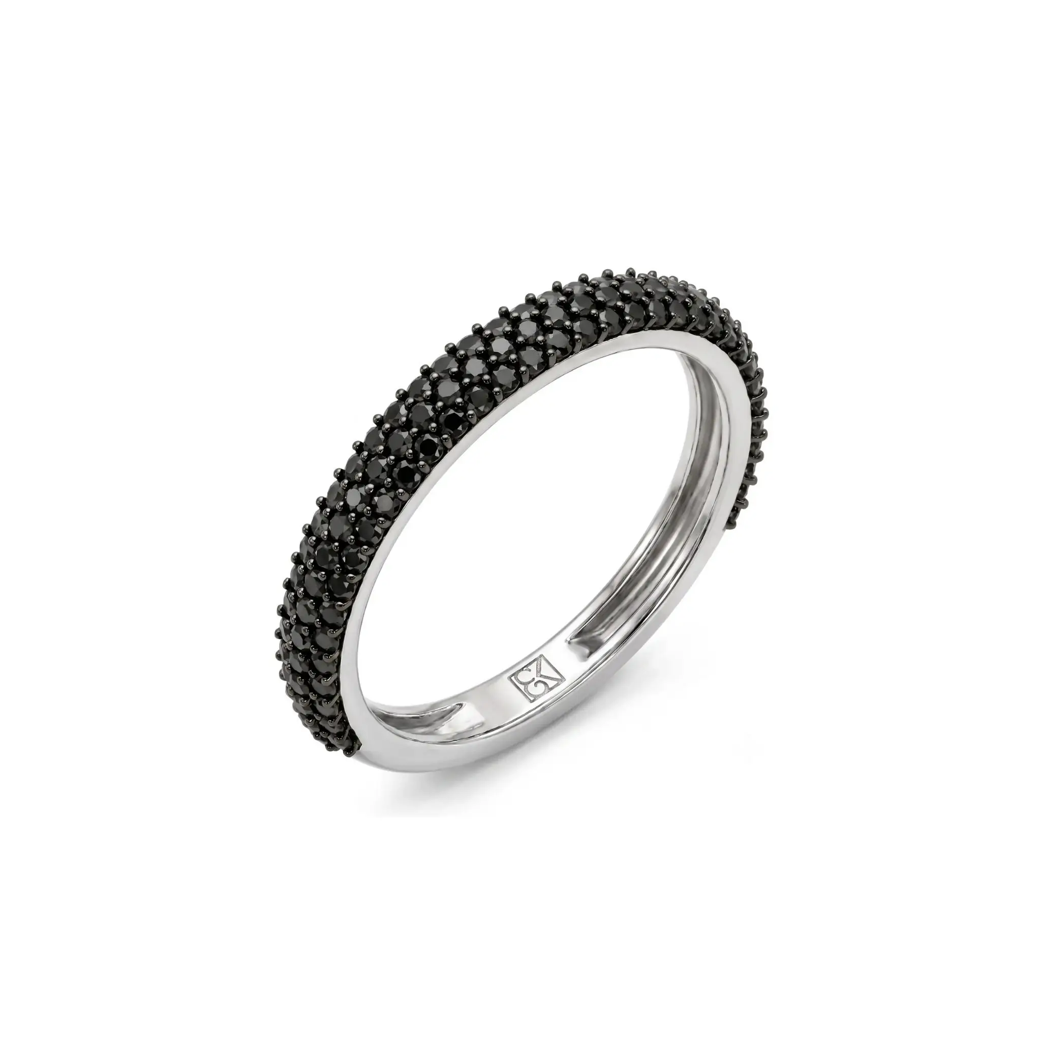 Black Velvet Dome Ring