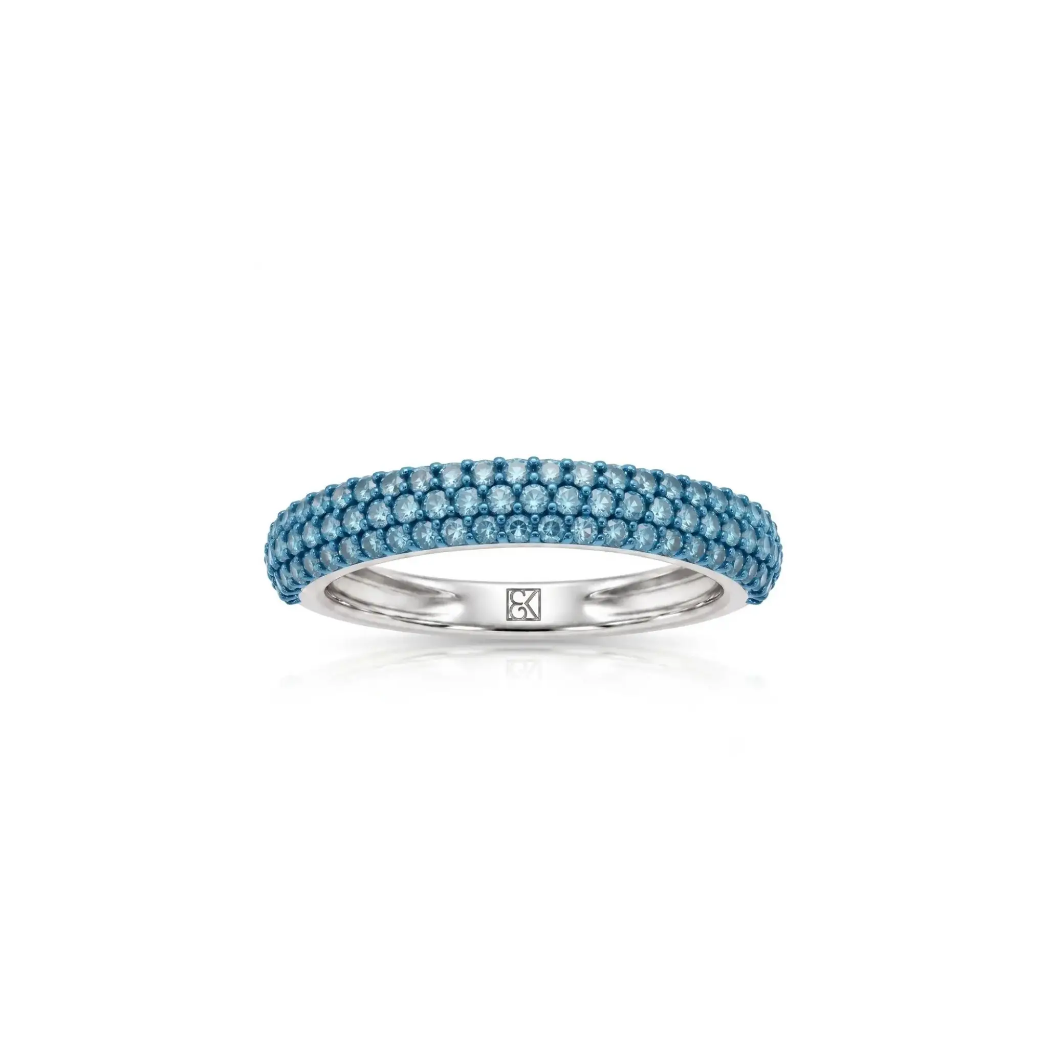 Blue Velvet Dome Ring