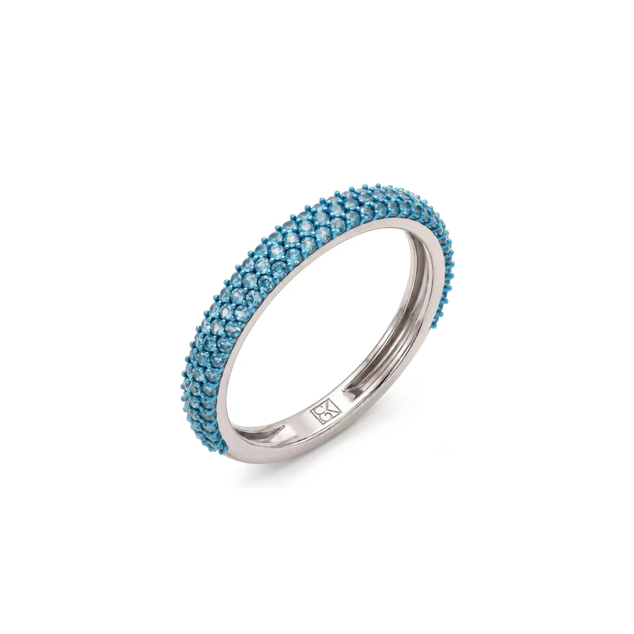 Blue Velvet Dome Ring