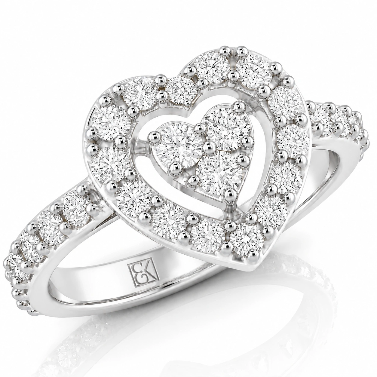 Celeste Heart Ring
