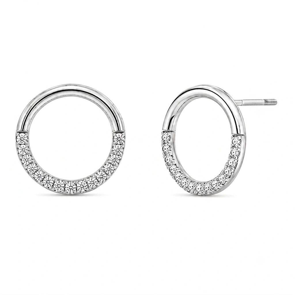 Circle Loop Earrings