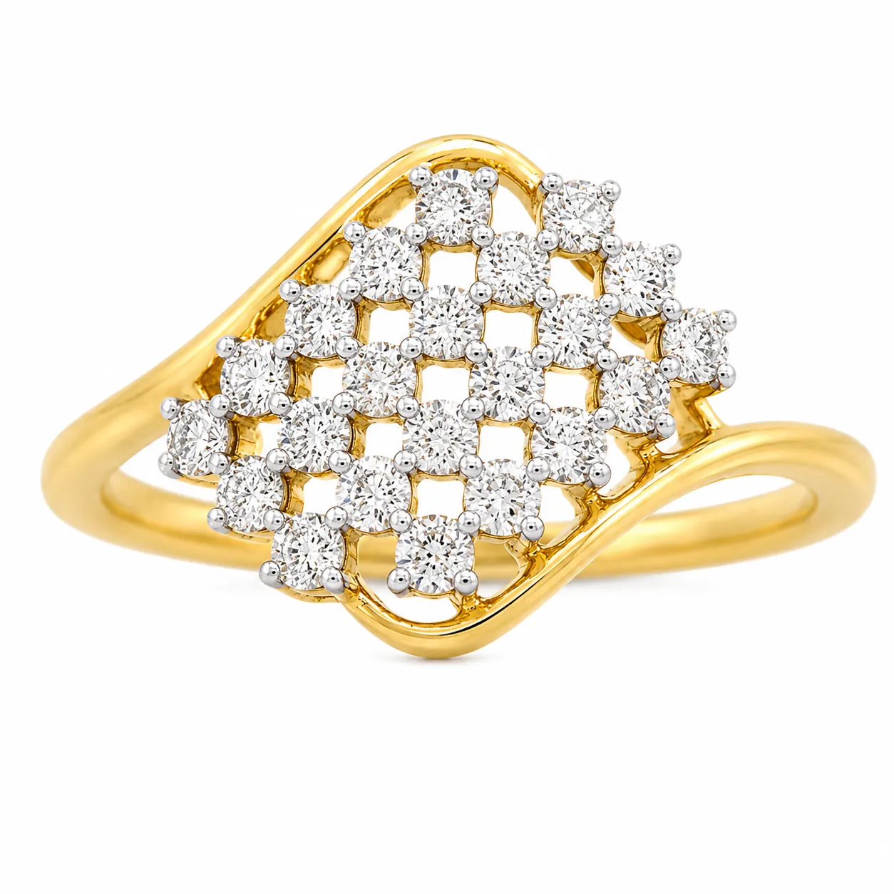 Diamond Weave Ring