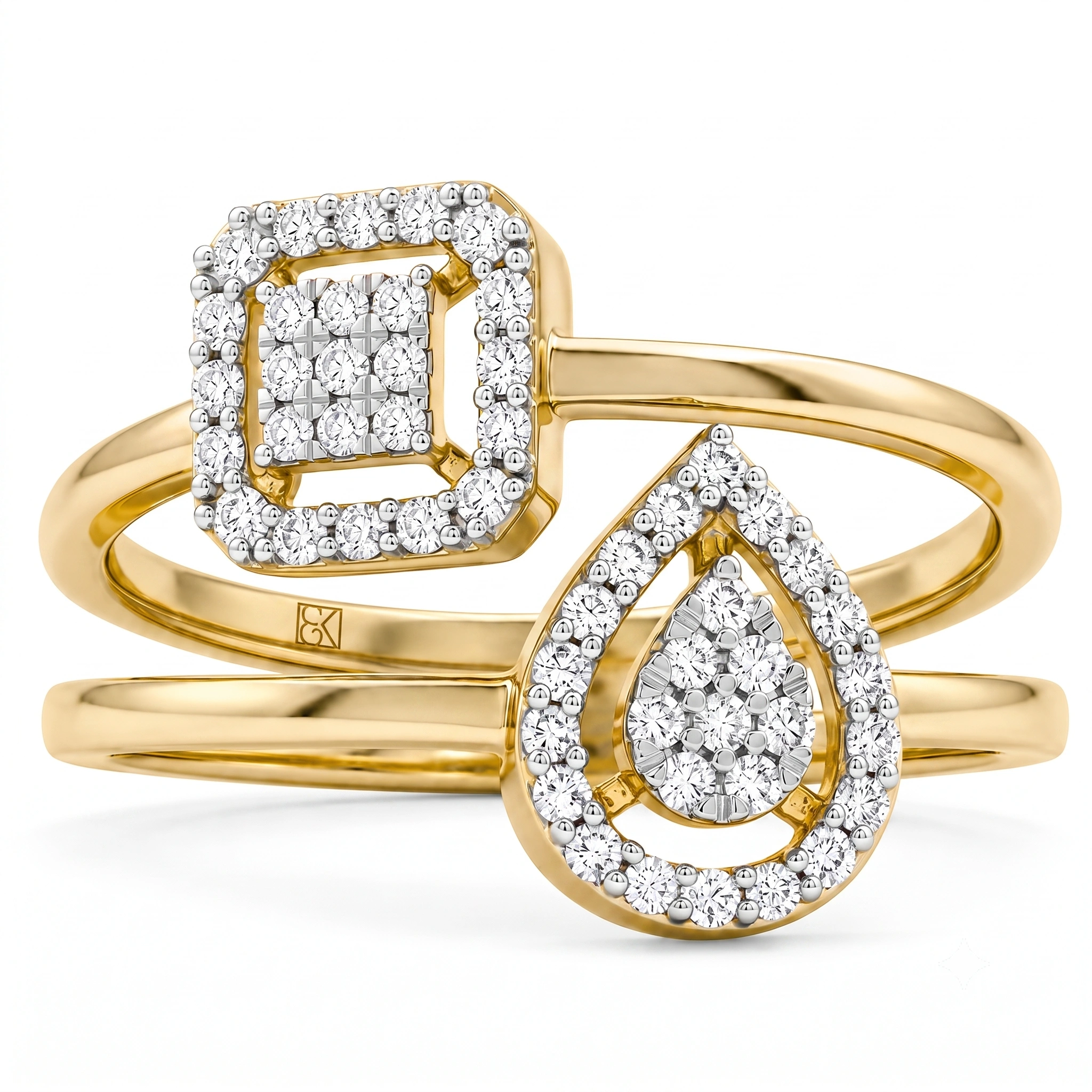 Duet Halo Ring