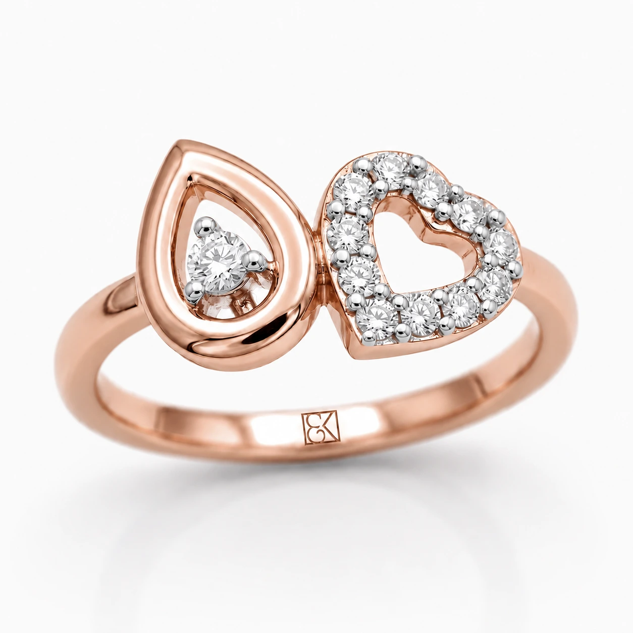 Eternal Dyad  Diamond Ring