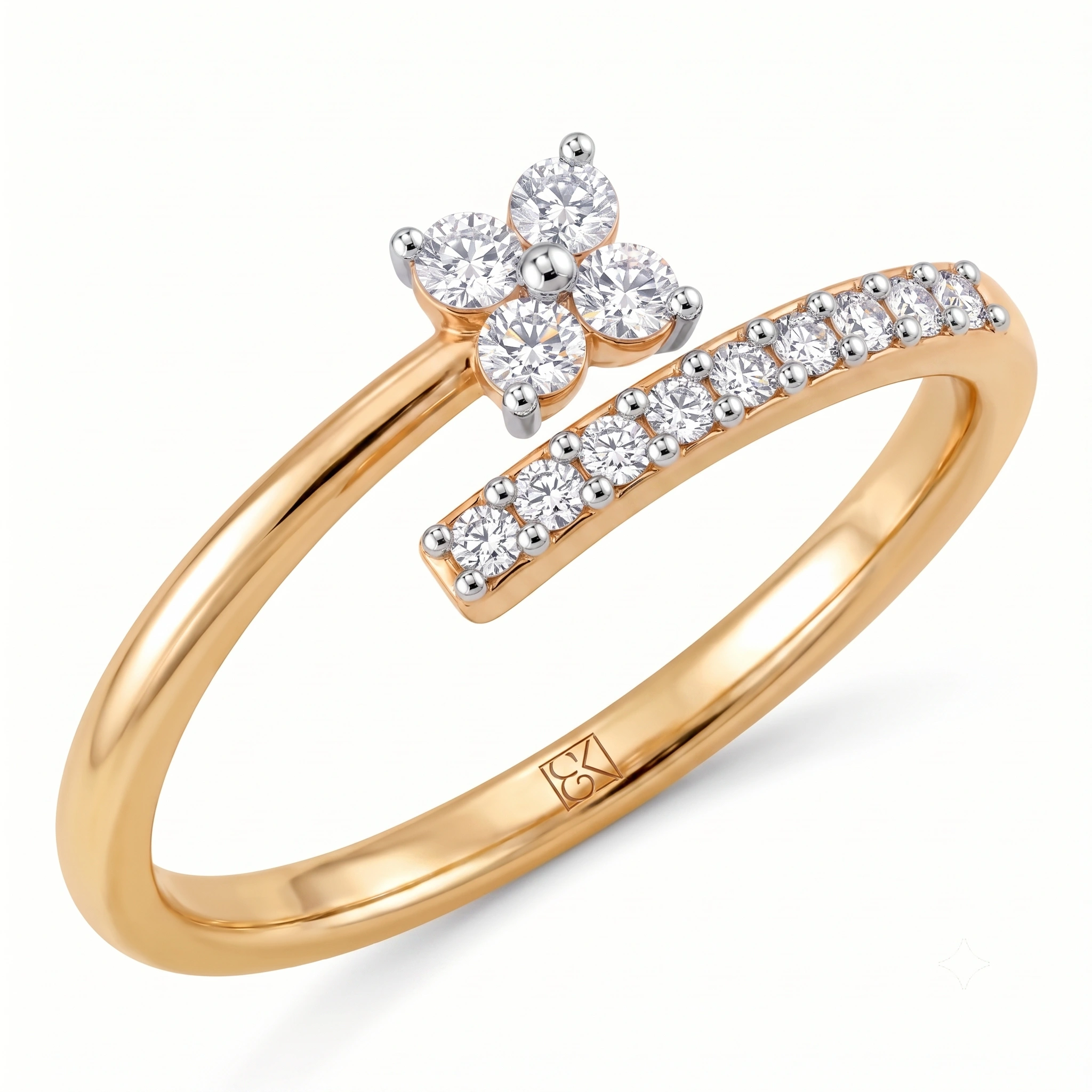 The Flora Wave Ring