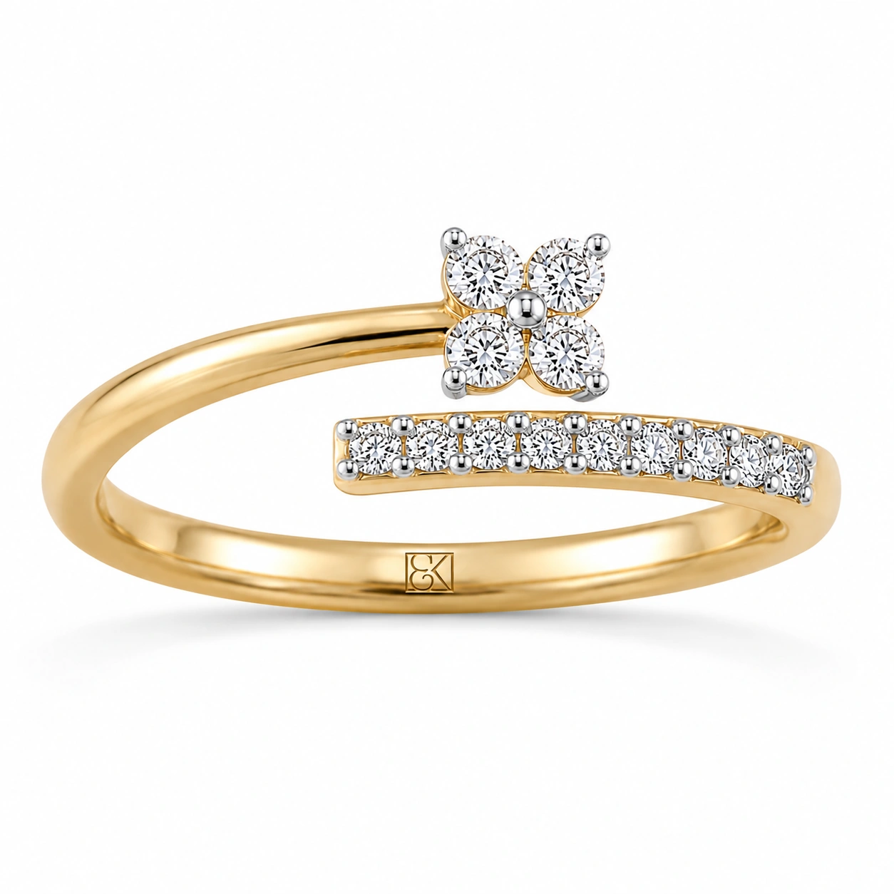 The Flora Wave Ring