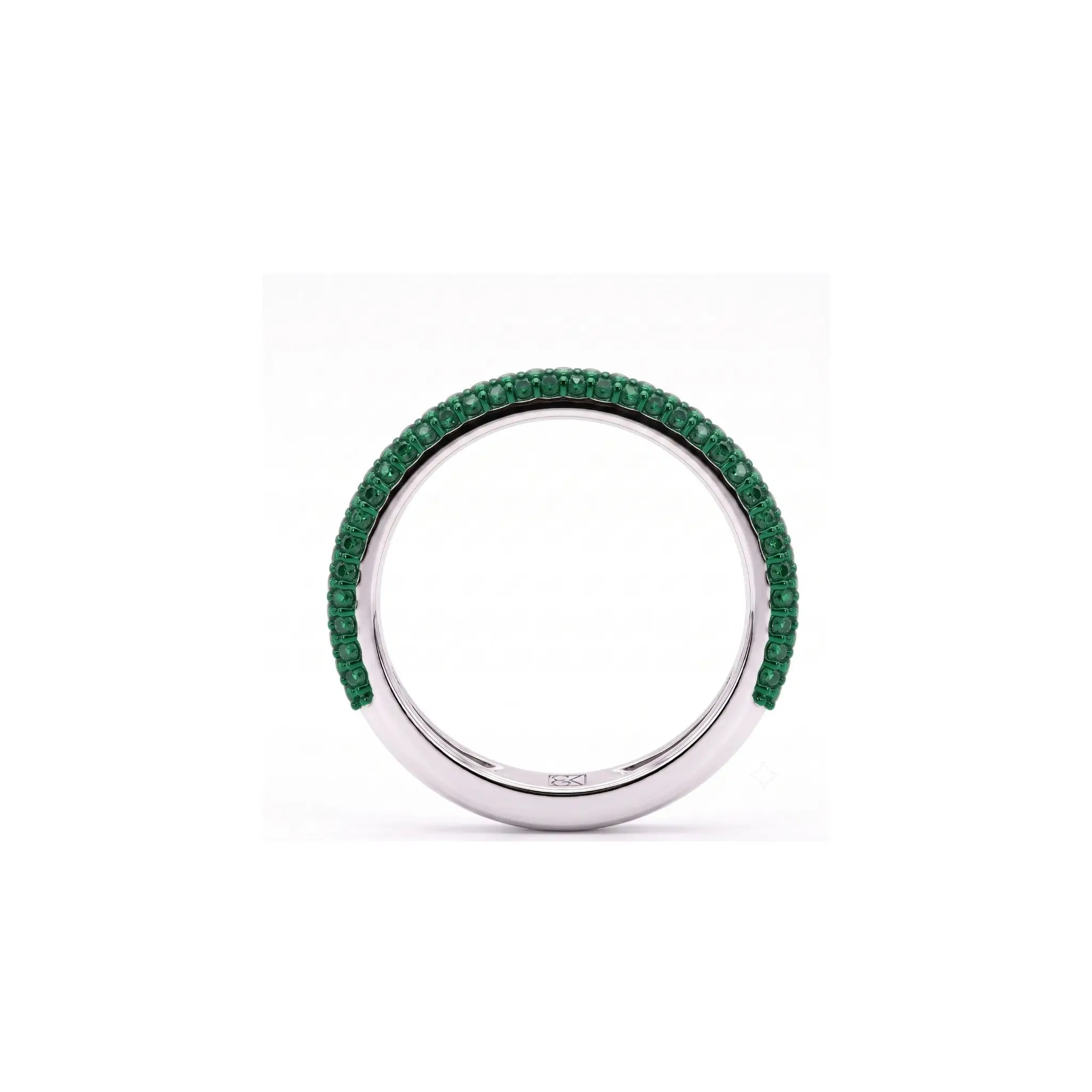 Green Velvet Dome Ring