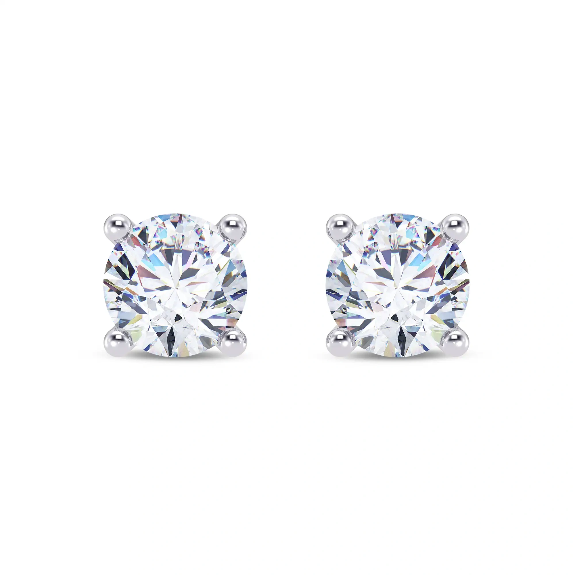Infinite Shine Solitaire Studs