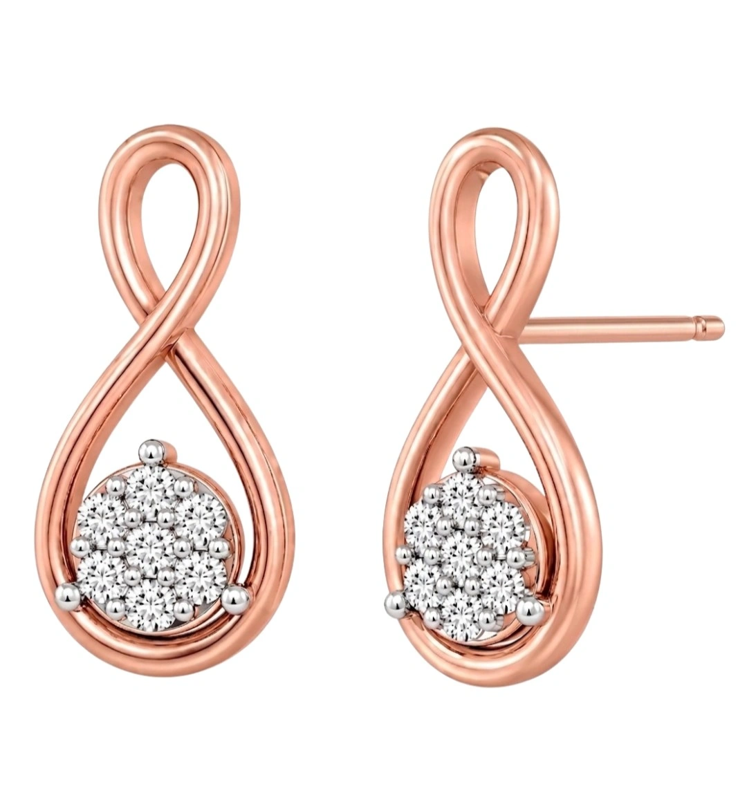 Infinity Drop Earrings