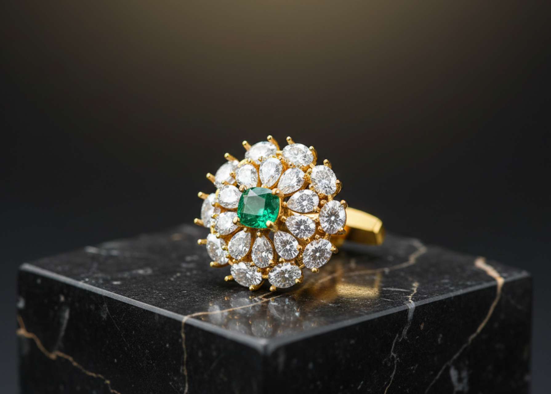 Imperial Bloom Kurta Button