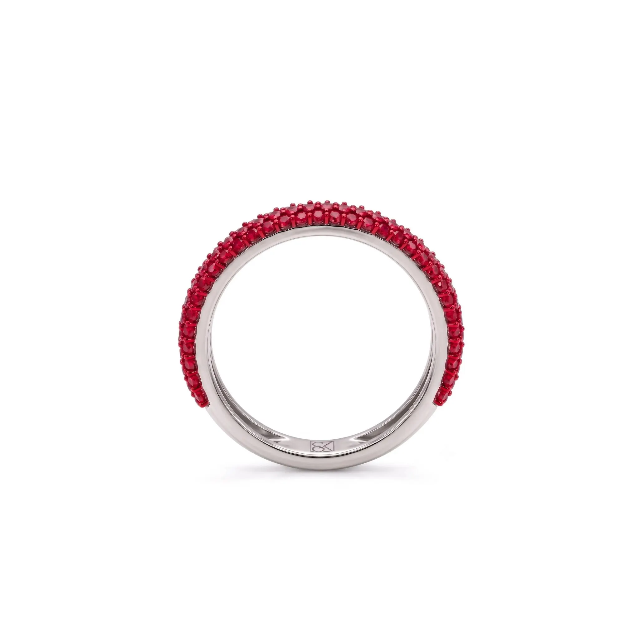 Red Velvet Dome Ring