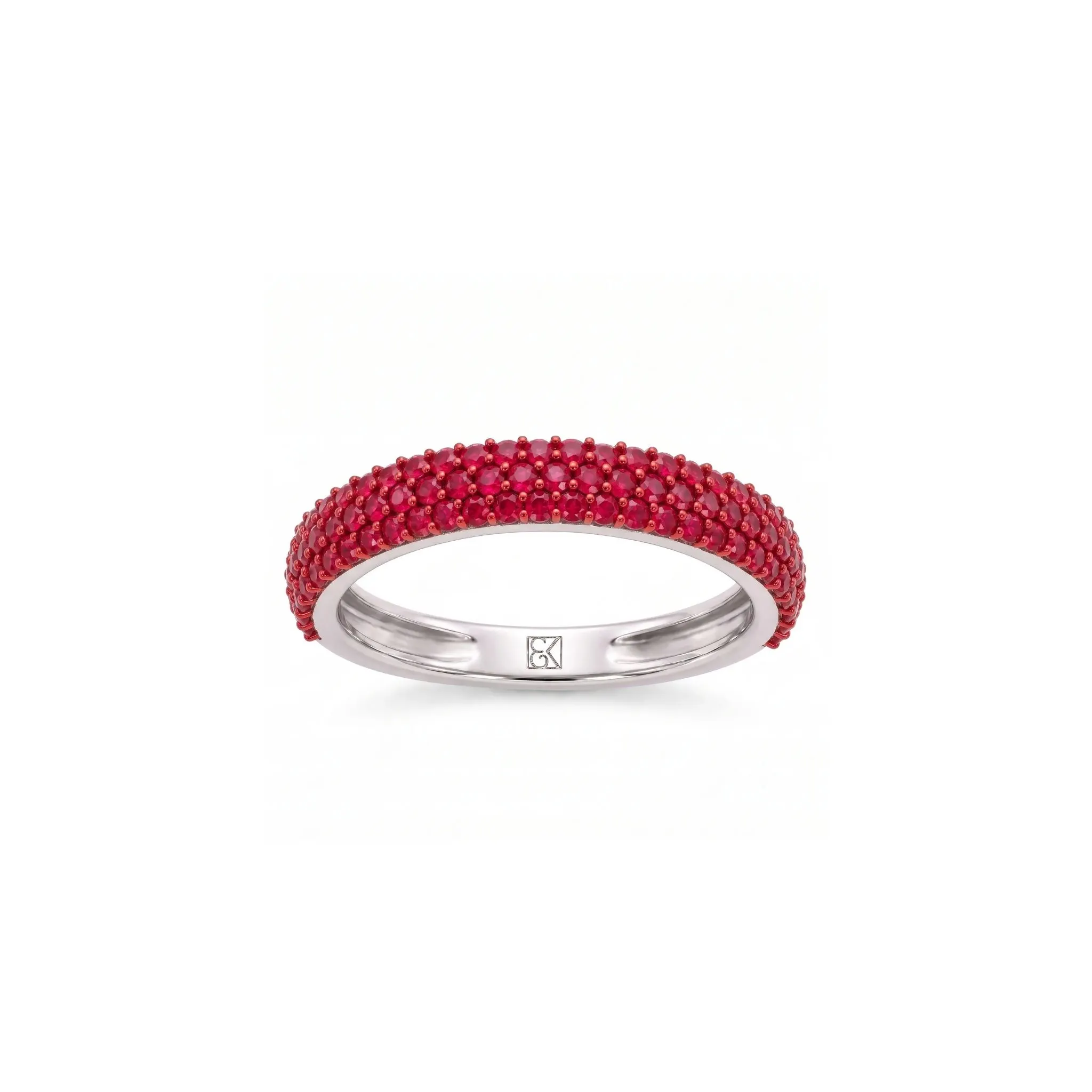 Red Velvet Dome Ring