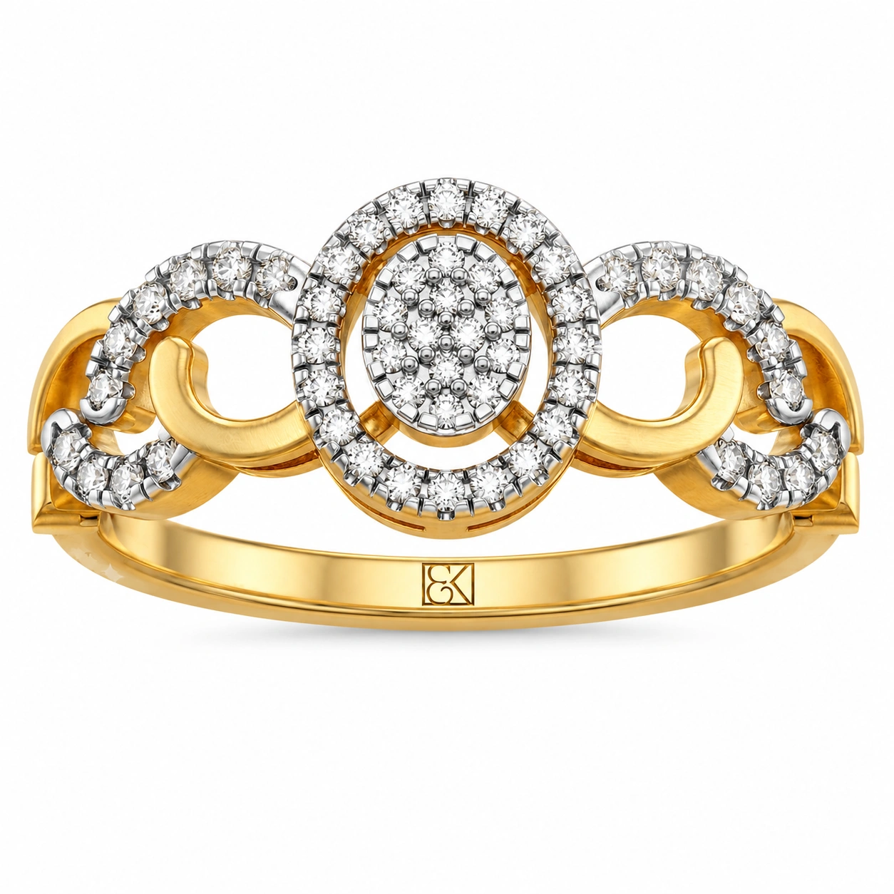 Tiara Cluster Ring