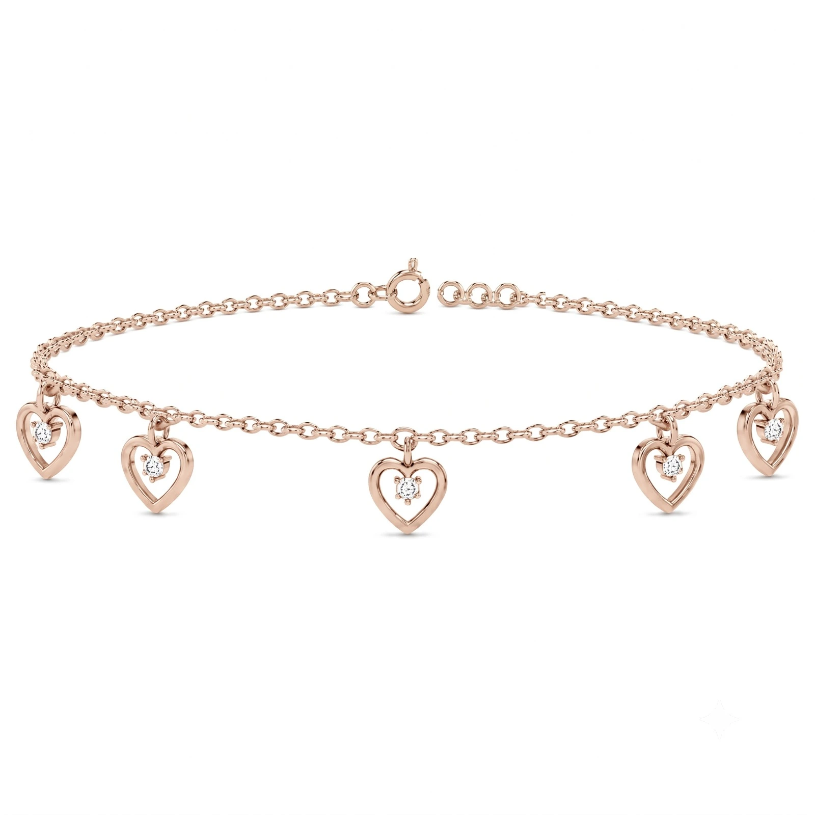 Heart charms Bracelet