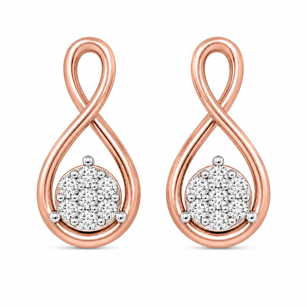 Infinity Drop Earrings