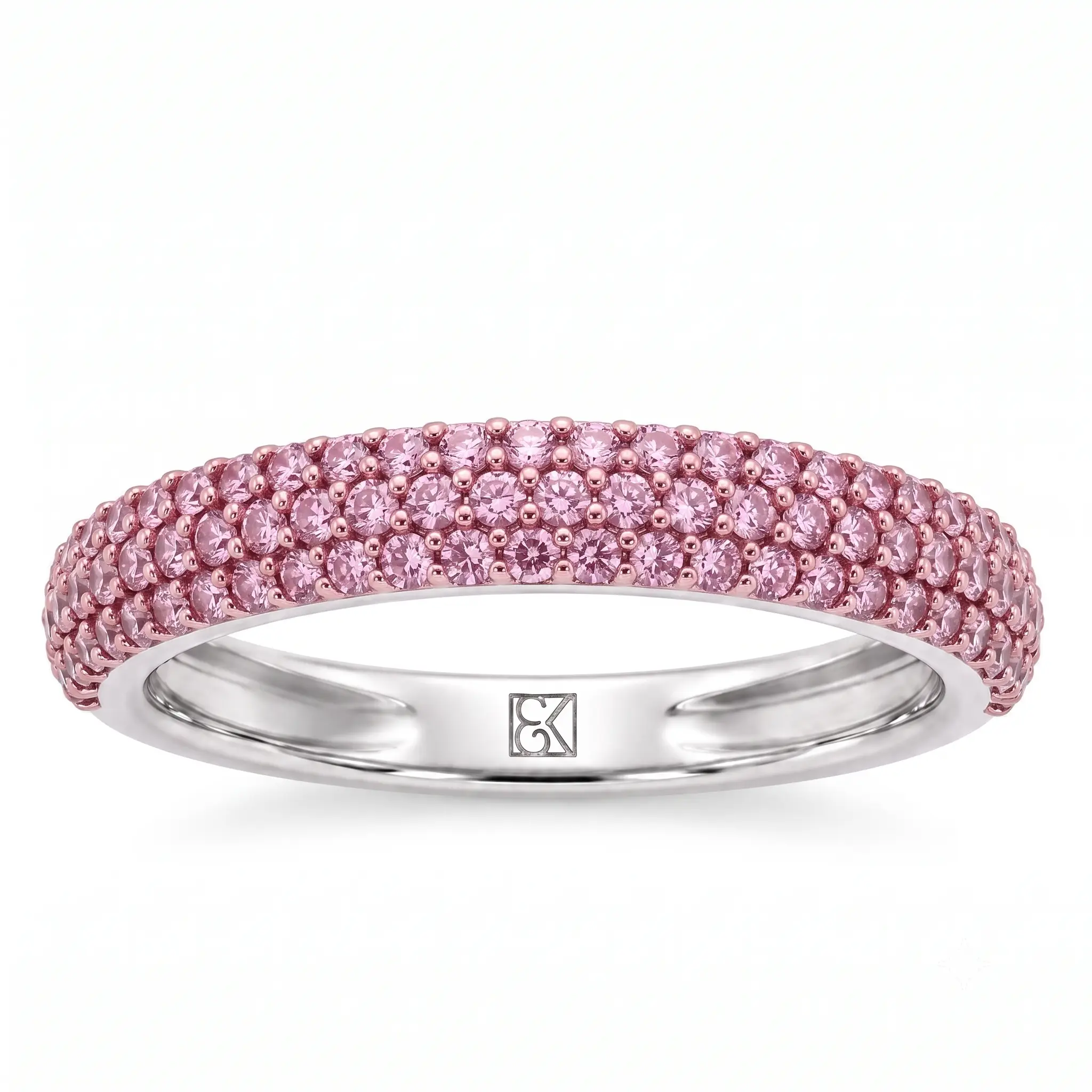 Pink Velvet Dome Ring