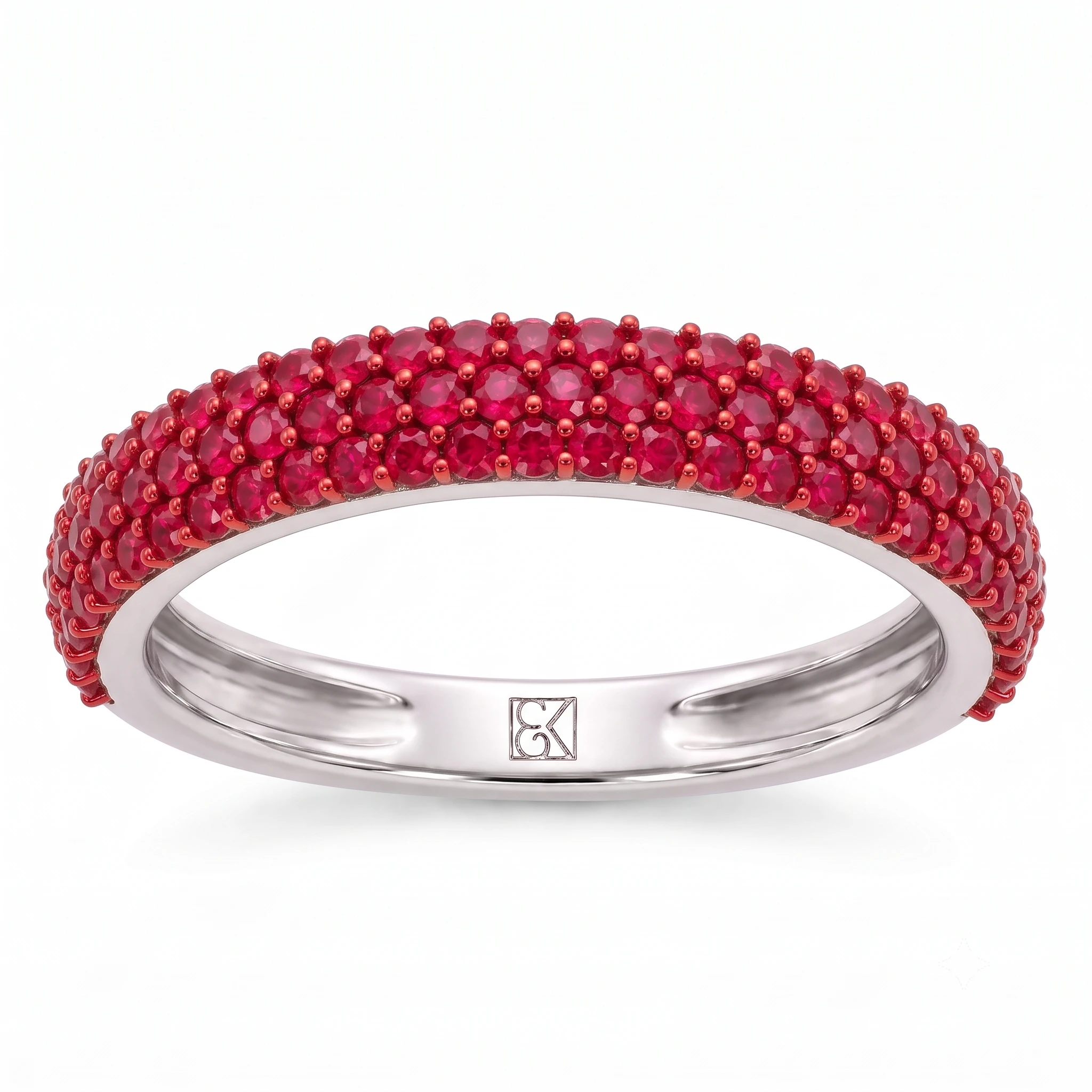 Red Velvet Dome Ring