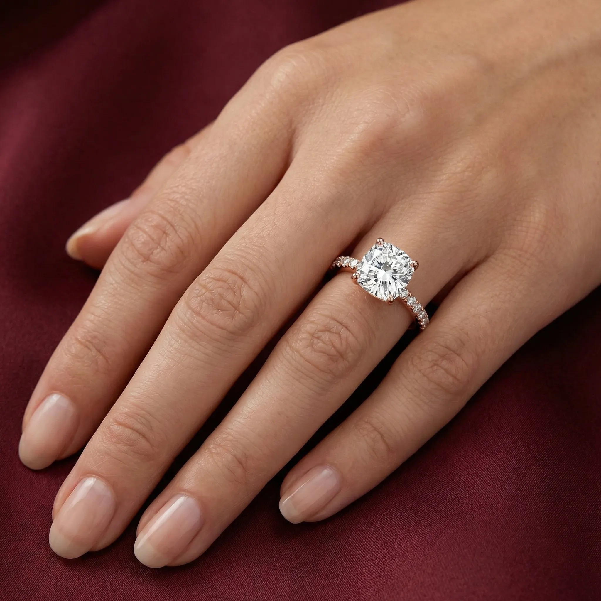 Cushion Zenith Slim Ring