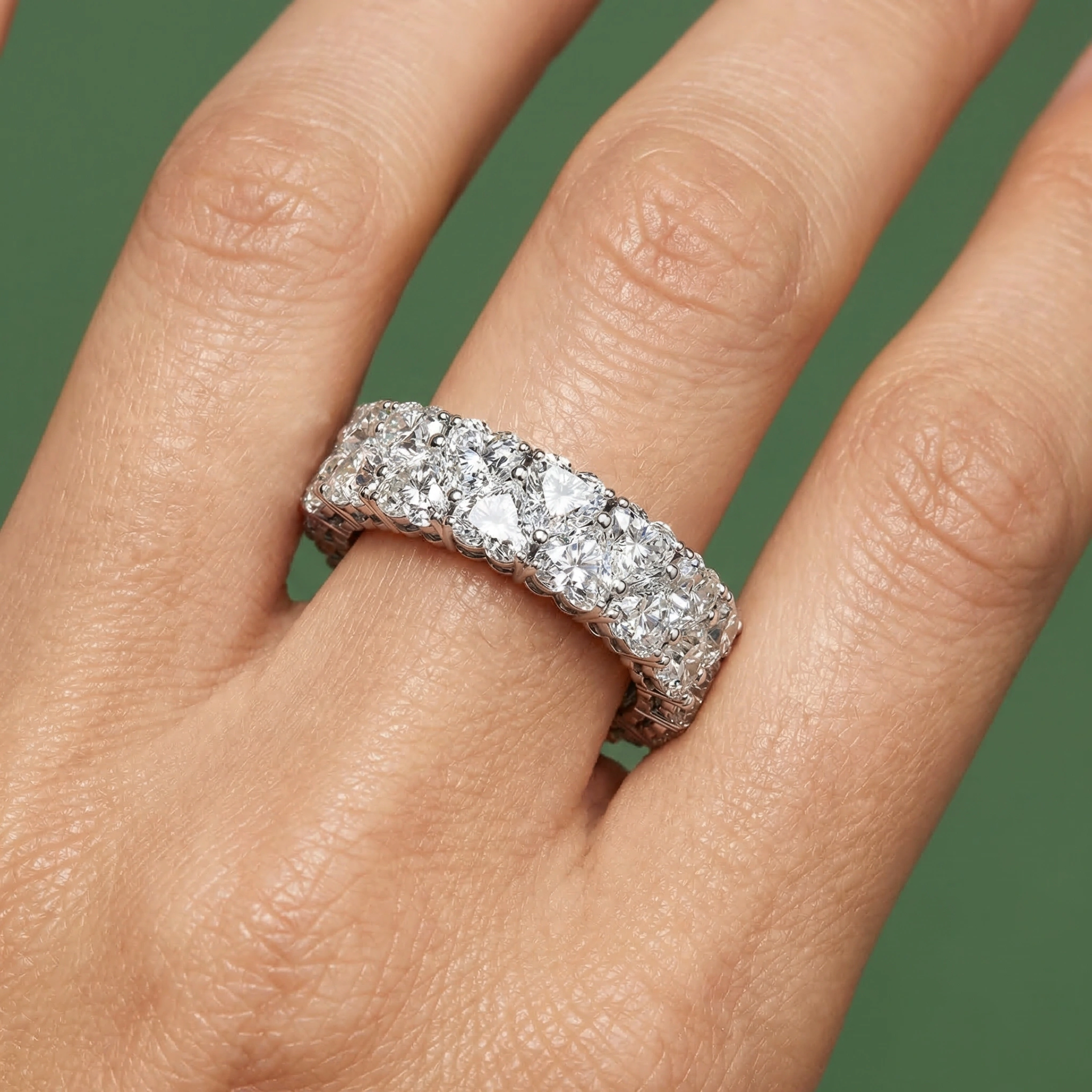 Heart Embrace Diamond Ring