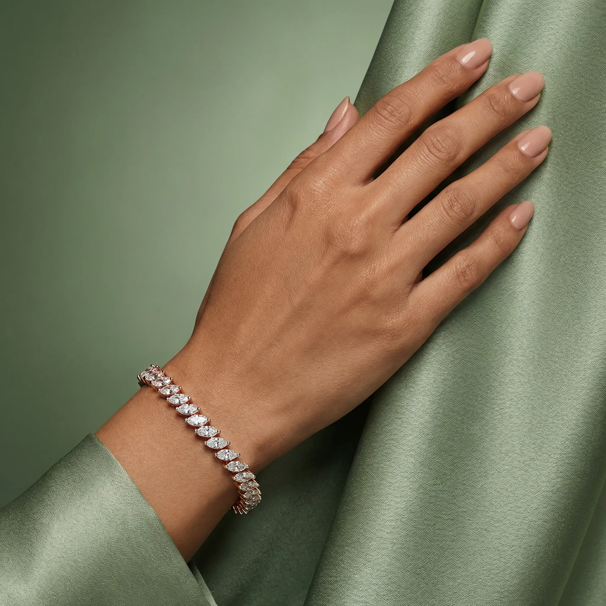 Infinity Marquise Bracelet