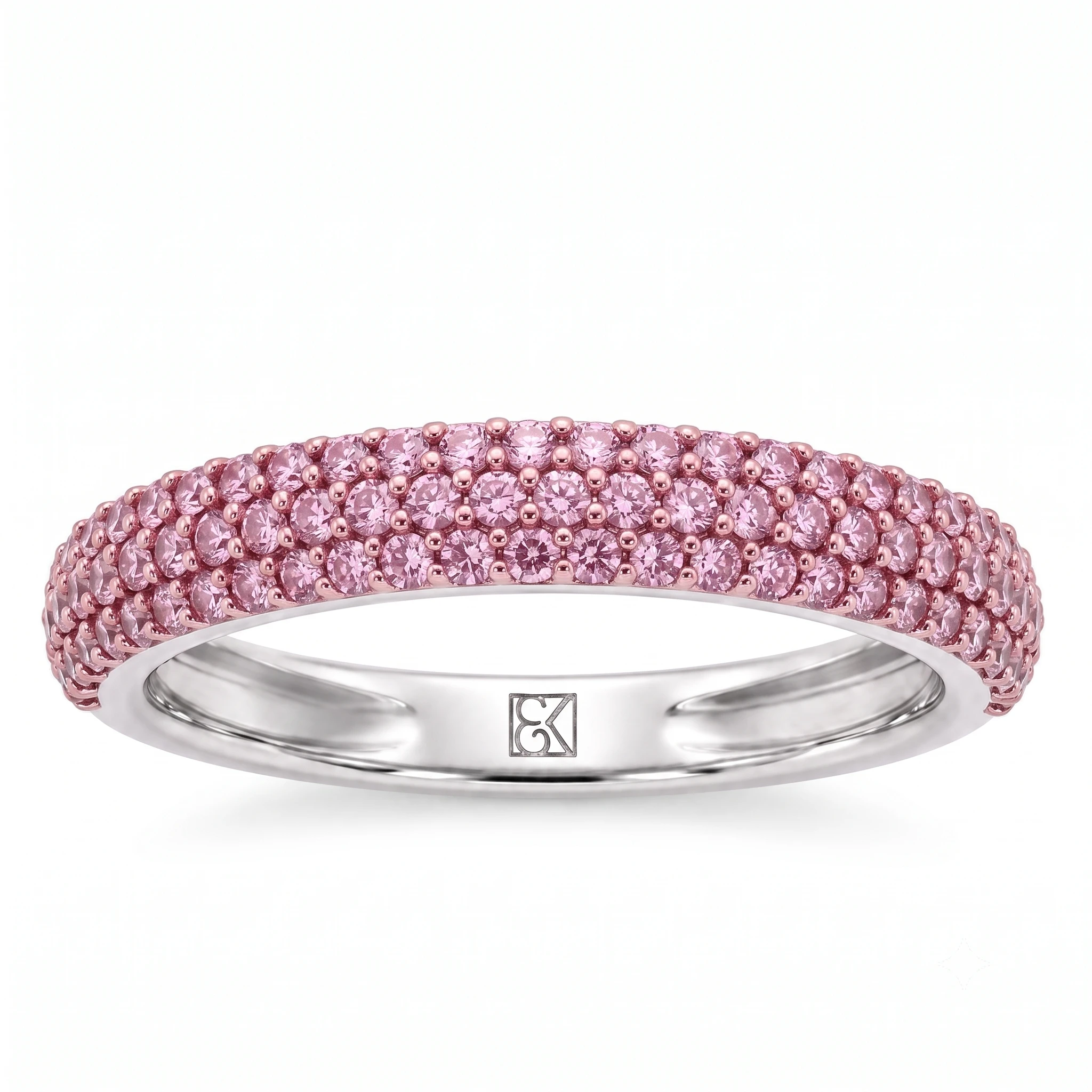 Pink Velvet Dome Ring