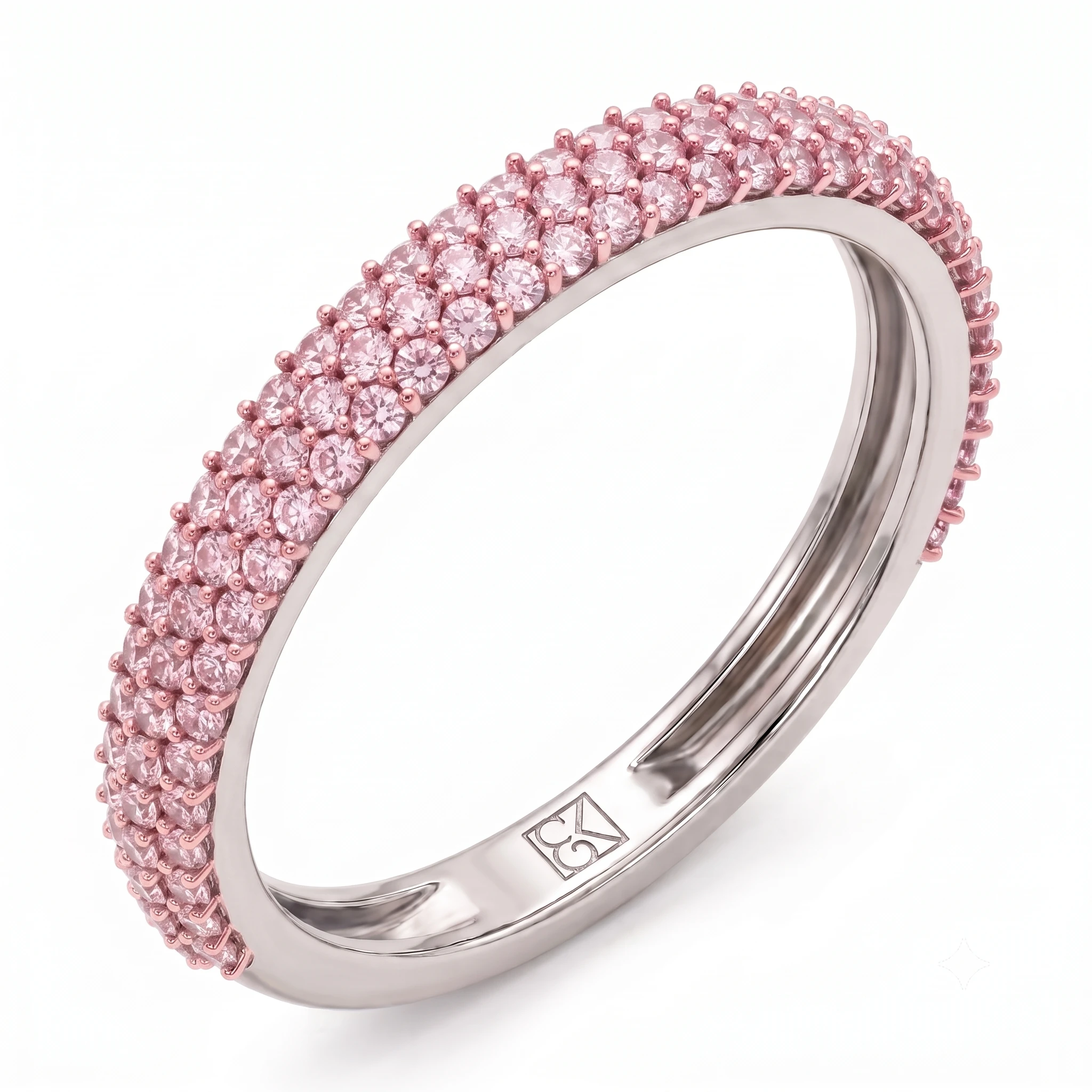 Pink Velvet Dome Ring