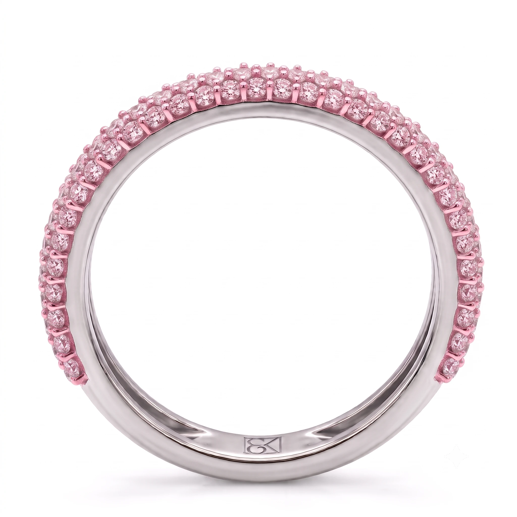 Pink Velvet Dome Ring